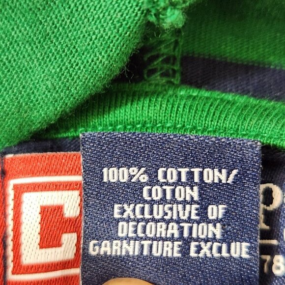 Chaps Est. 1978 Youth Hooded Block Stripe Long Sleeve Tee Size XL (18-20) Green - Picture 10 of 12